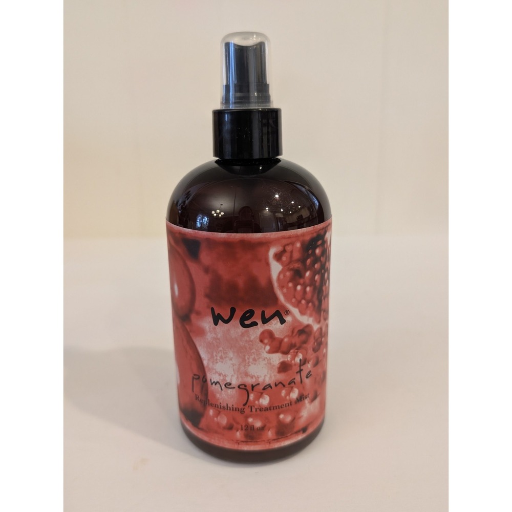 WEN Pomegranate Replenishing Treatment Mist 12oz & Pomegranate Rosemary Oil Set - Picture 2 of 9